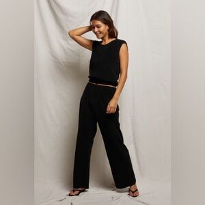PERFECTWHITETEE Katie Terry Pant in True Black NWT